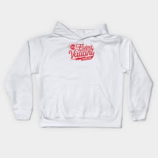 Flying Valiant Builds (Biker Style - Worn Red) Kids Hoodie